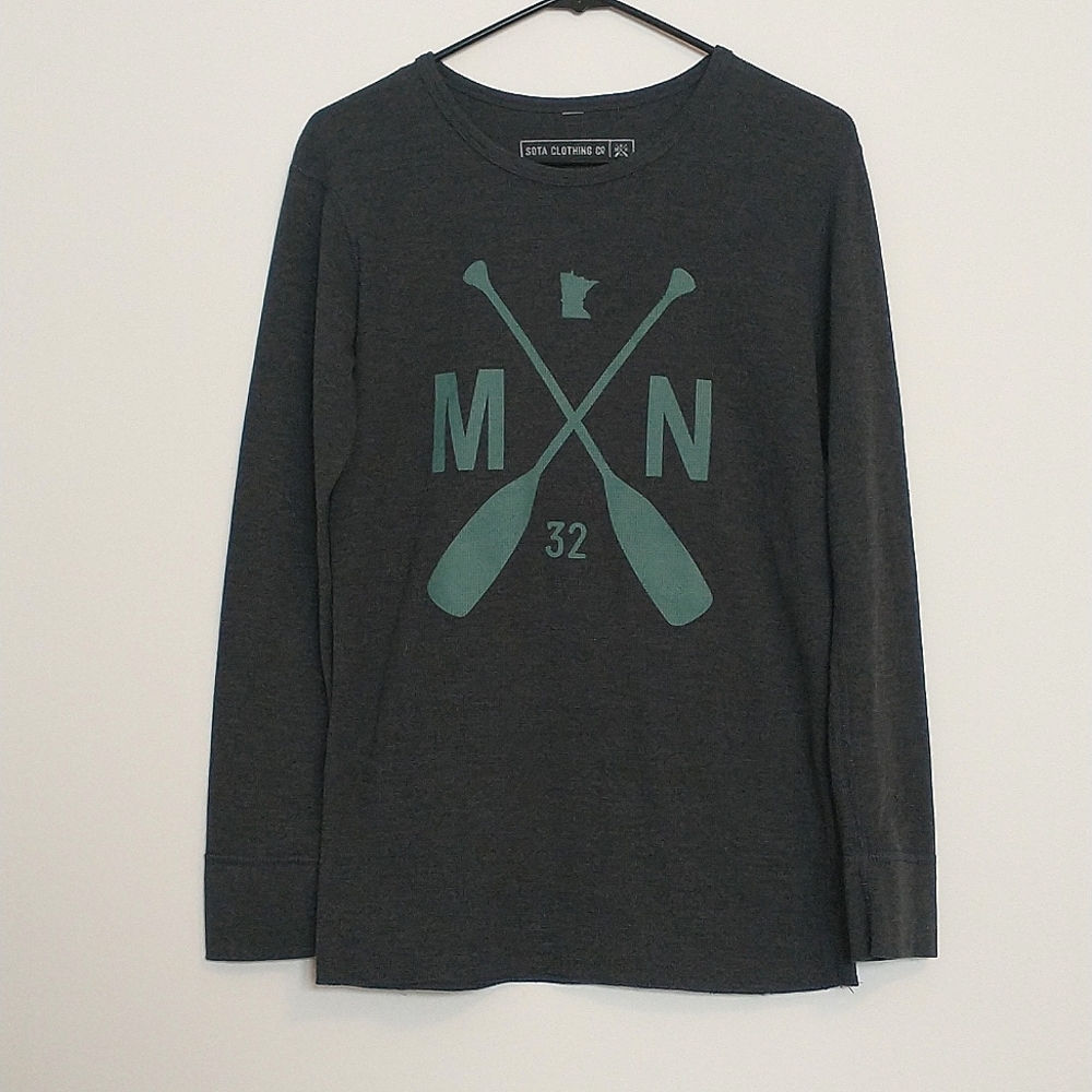 Sota Clothing Waffle Knit Thermal Shirt (Small)